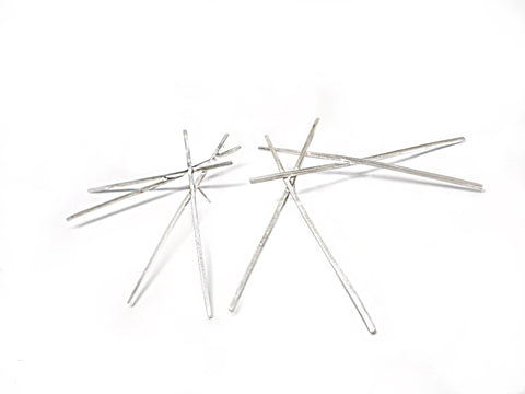 AFFINE silver earrings