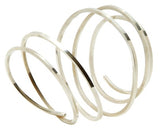 WRAPT large silver bangle