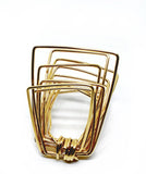 WRAPT 'square' ring - gold