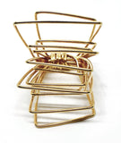 WRAPT 'square' ring - gold