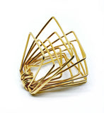 WRAPT 'square' ring - gold