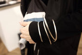WRAPT large silver bangle