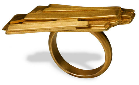 'jealous, much?' gold ring